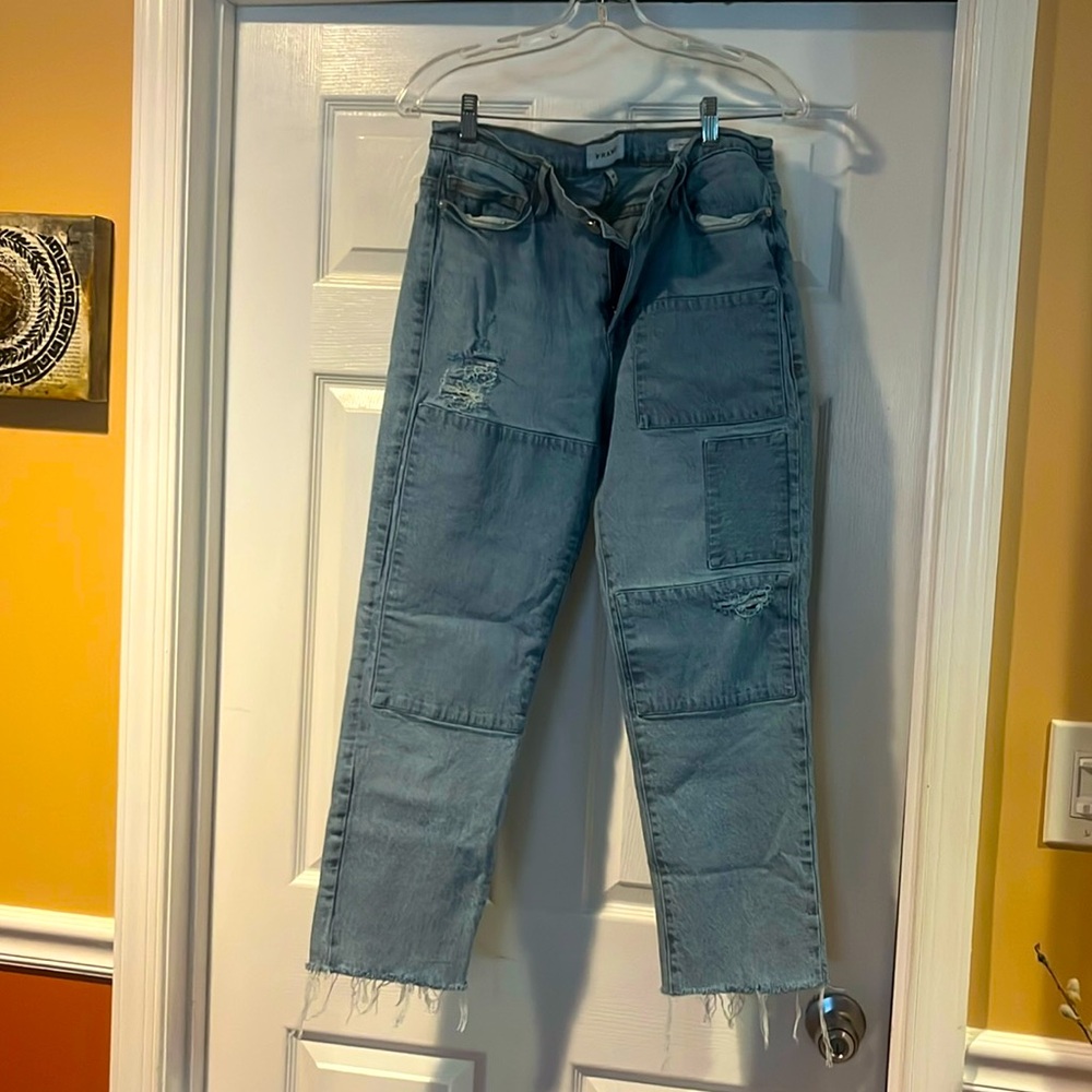 Frame Patchwork Capris - image 1